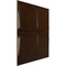 Ekena Millwork 19 5/8in. W x 19 5/8in. H Galveston EnduraWall Decorative 3D Wall Panel Covers 2.67 Sq. Ft. WP20X20GLAMB - alternate 5